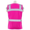 Erb Safety Safety Vest, Womens Fit, Tricot, Non ANSI, S721, Hi-Viz Pink, MD 61910